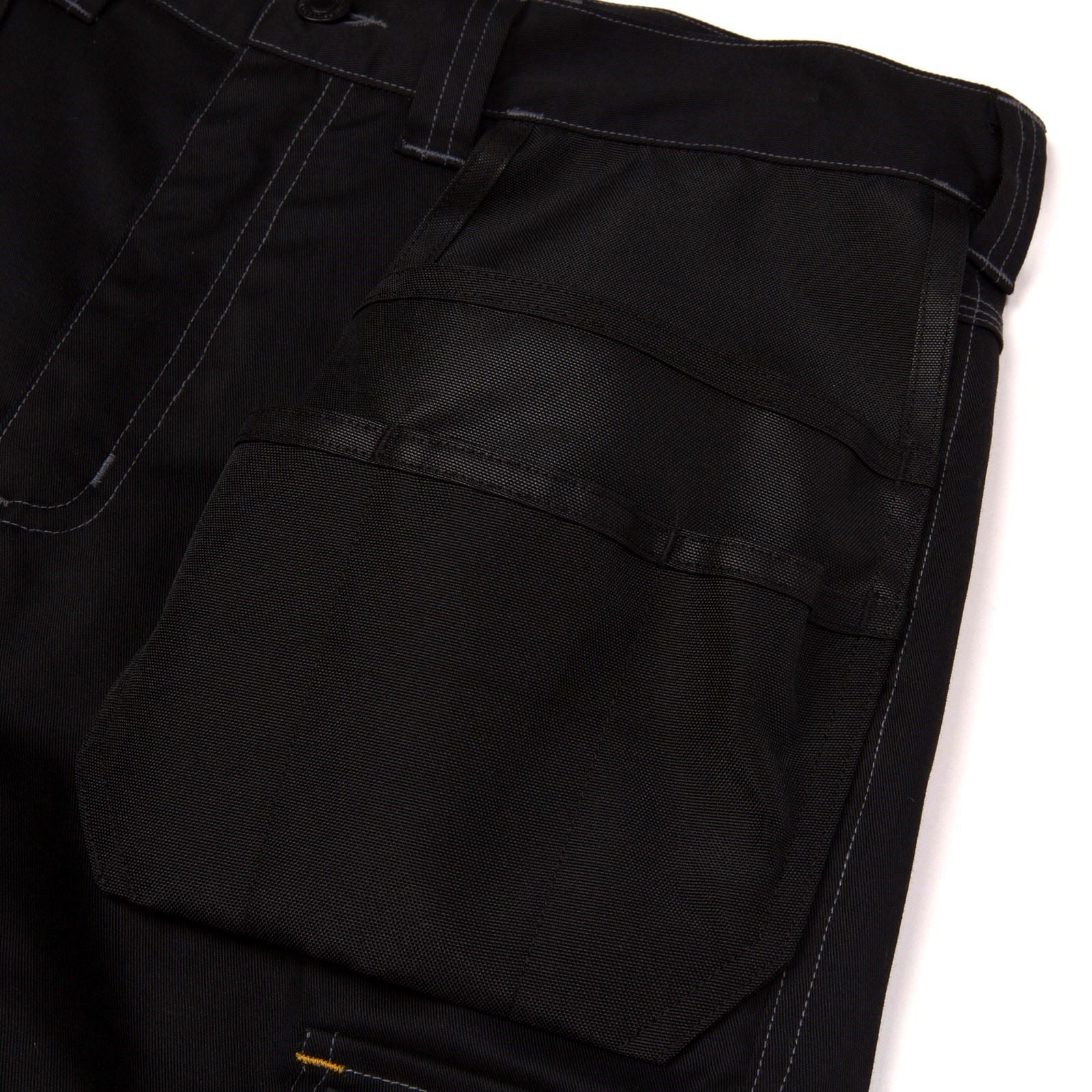 Caterpillar Essential Stretch Holster Shorts De Travail Noirs En Polyester Pour Hommes