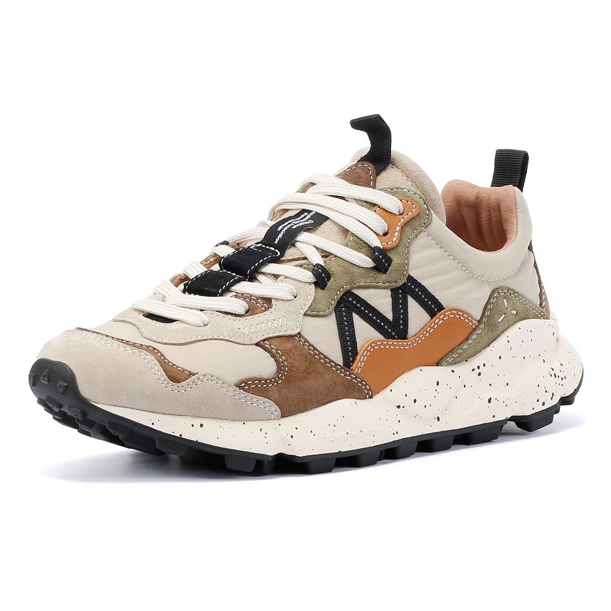 Flower Mountain Lenzan Baskets En Daim Beige Pour Hommes