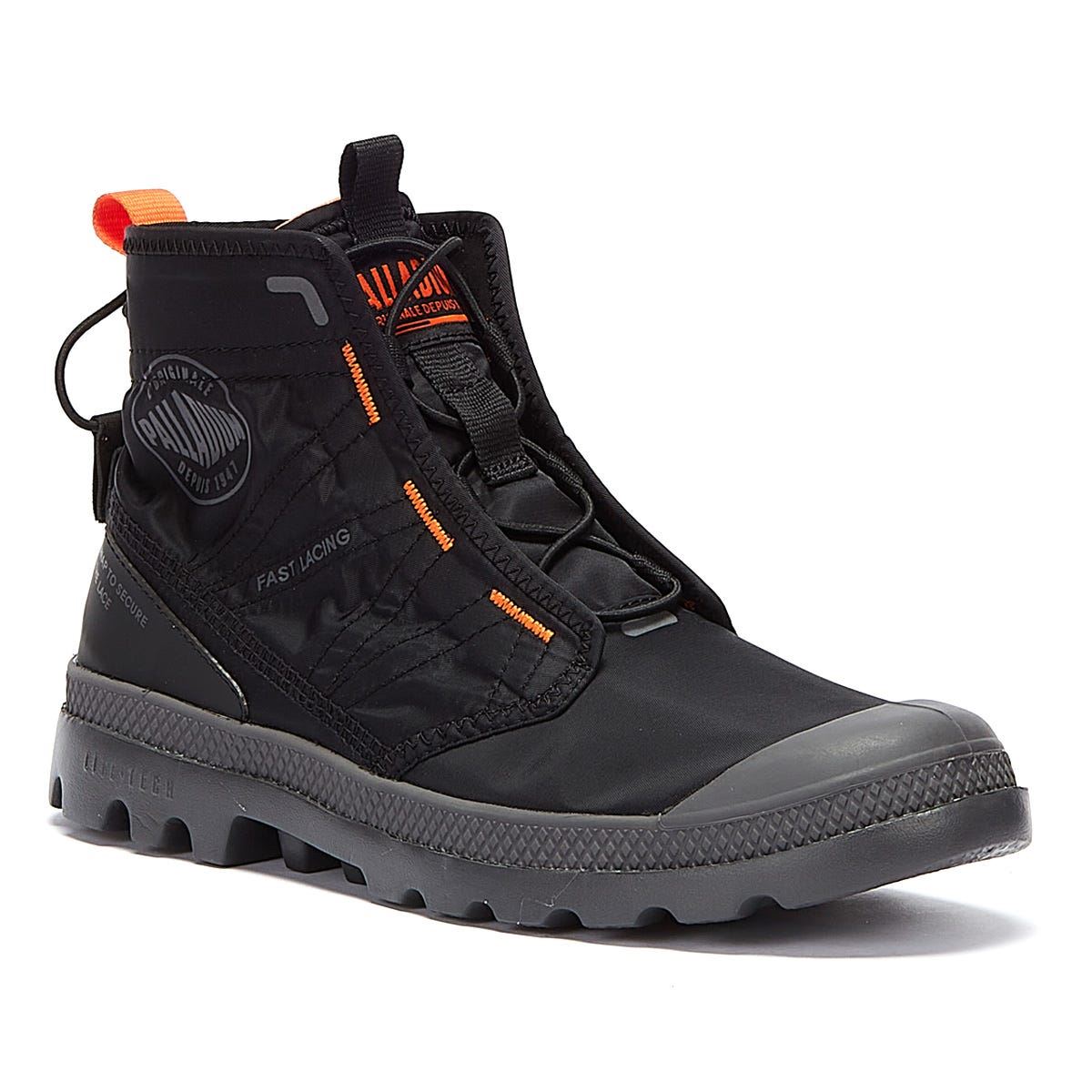 Palladium Pampa Travel Lite Bottes noires pour hommes