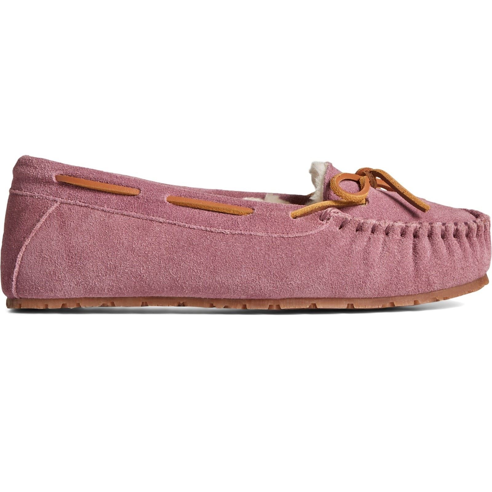 Sperry Reina Chaussons En Daim Mauve Pour Femmes