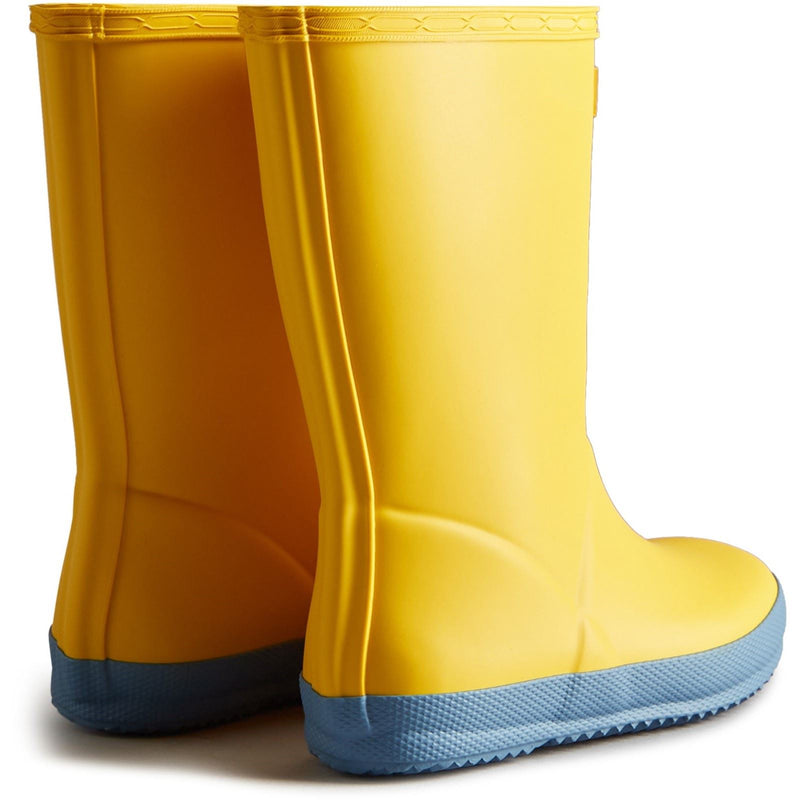 Hunter Kids First Bottes En Caoutchouc Unisexe Pour Enfants Jaunes