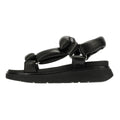 FitFlop Gen-FF Soft Sandales Noires Pour Femmes En Cuir
