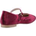 Hush Puppies Pasha Chaussures Bordeaux En Velours Pour Femmes