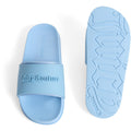 Juicy Couture Embossed Sandales Femme En Pvc Bleu Crépuscule