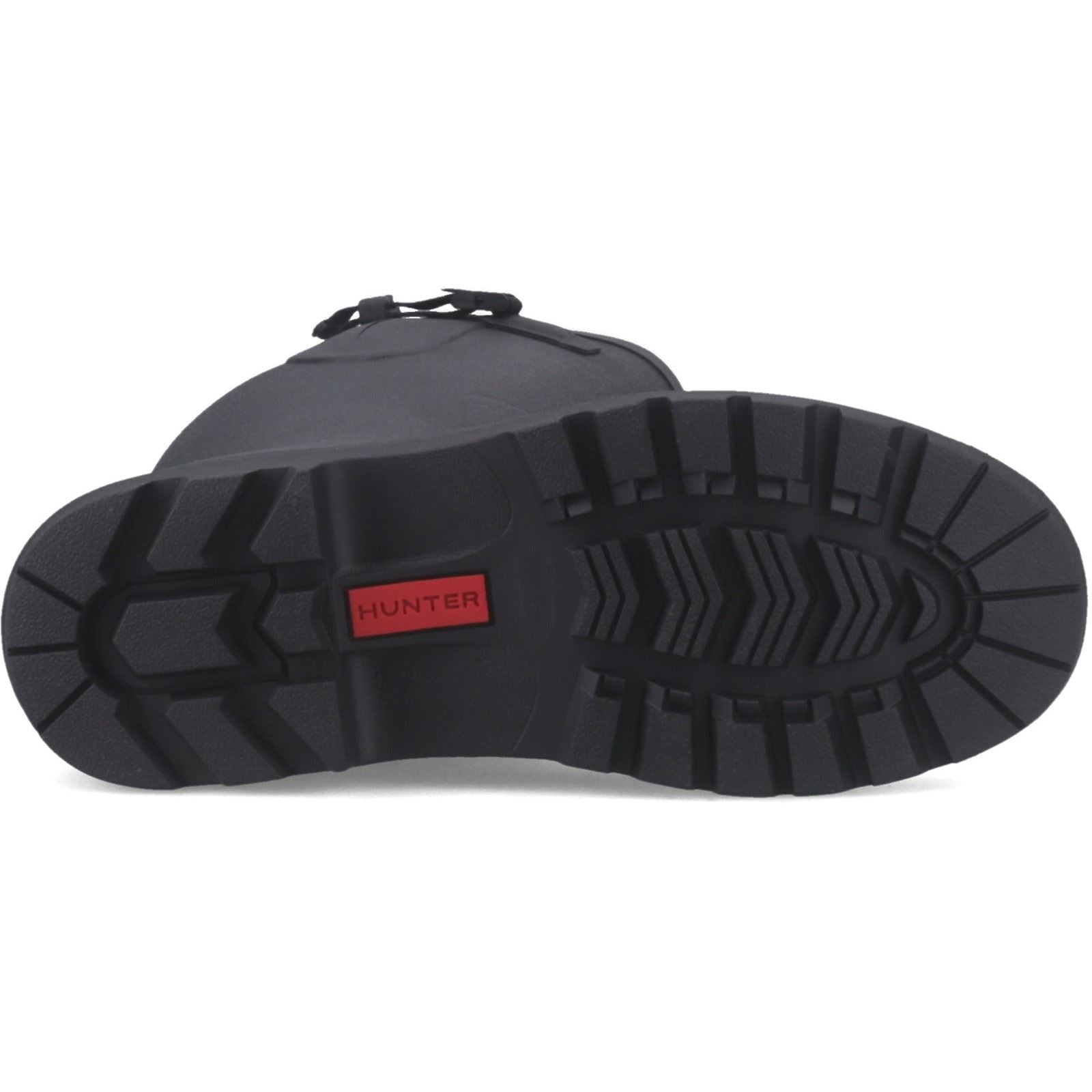 Hunter Balmoral MK II Boot Bottes De Pluie Noires En Caoutchouc Pour Hommes