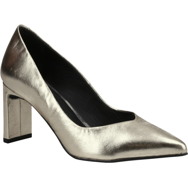 Hush Puppies Olivia Chaussures Dorées Pour Femmes En Suède