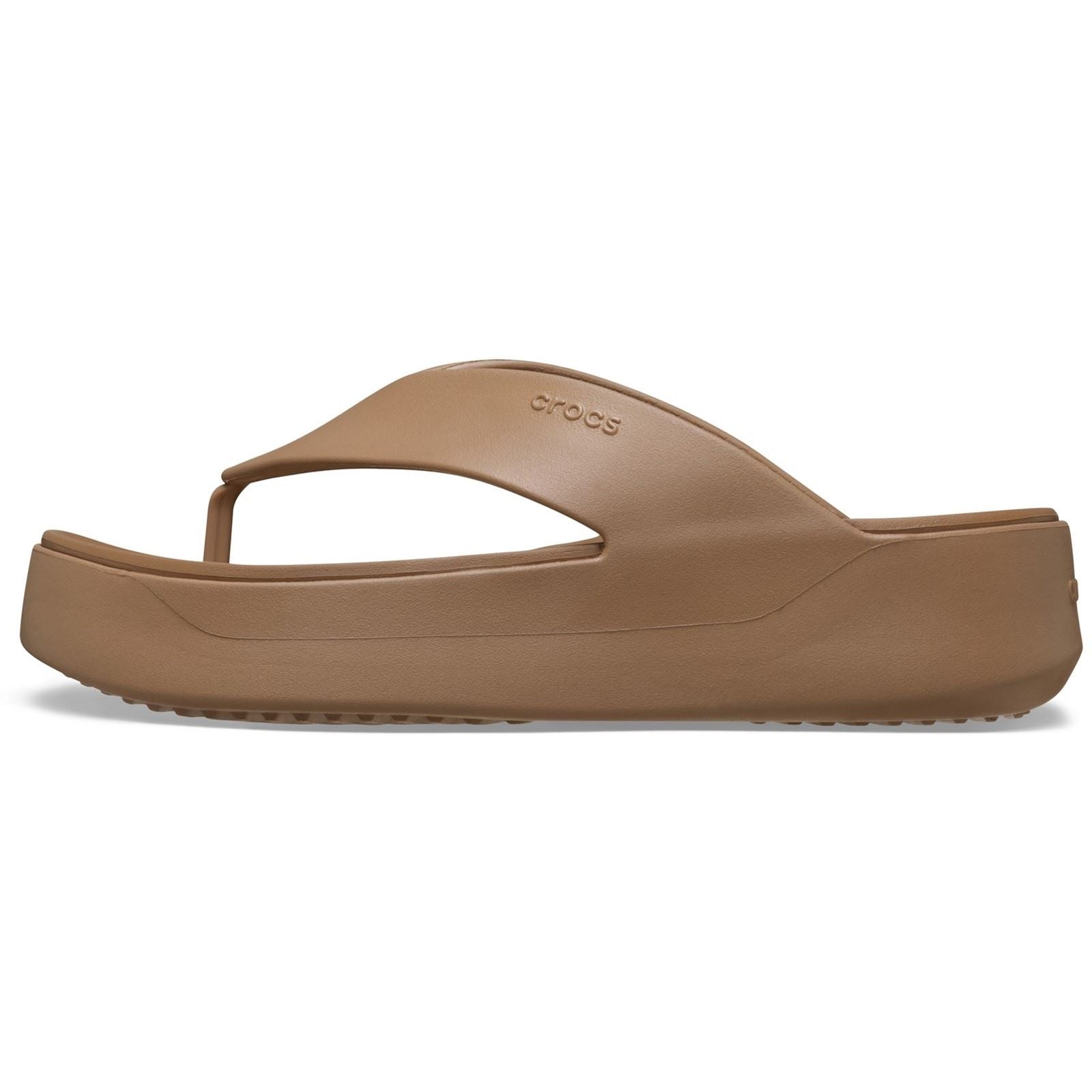 Crocs Getaway Platform Sandales En Chocolat Au Lait Eva Pour Femmes