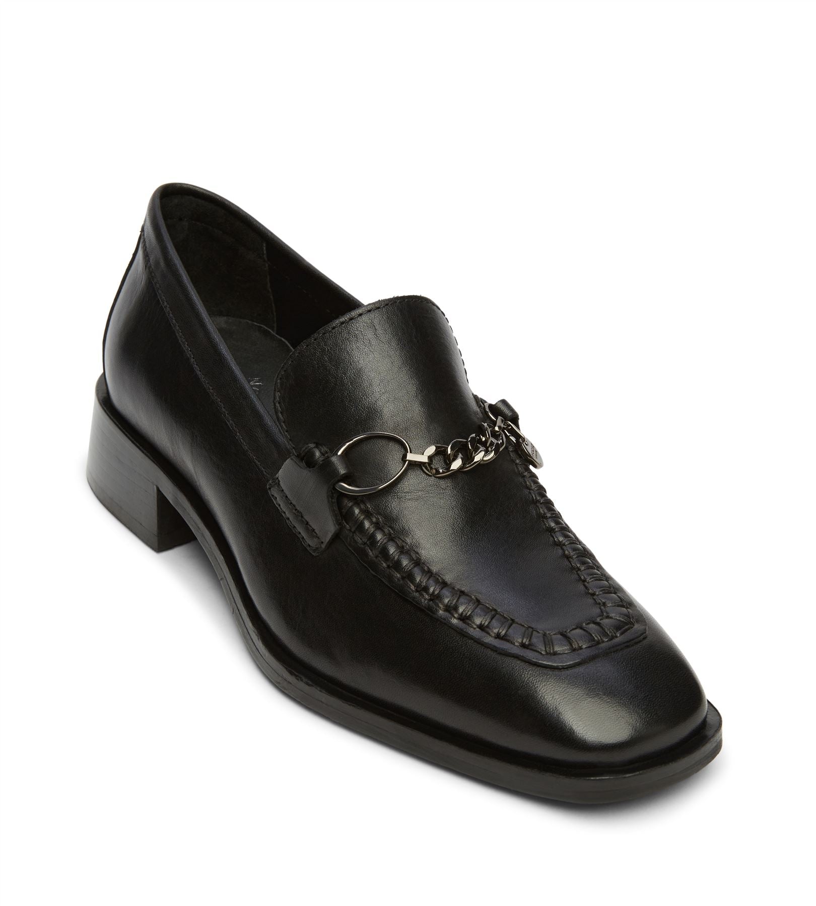 Osprey London The Islington Mocassins En Cuir Pour Femmes Noirs