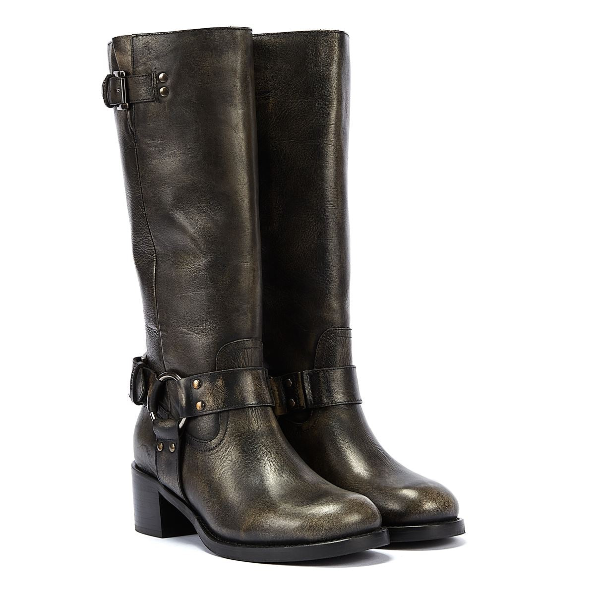 Bronx Bottes Noires Pour Femmes New-Camperos