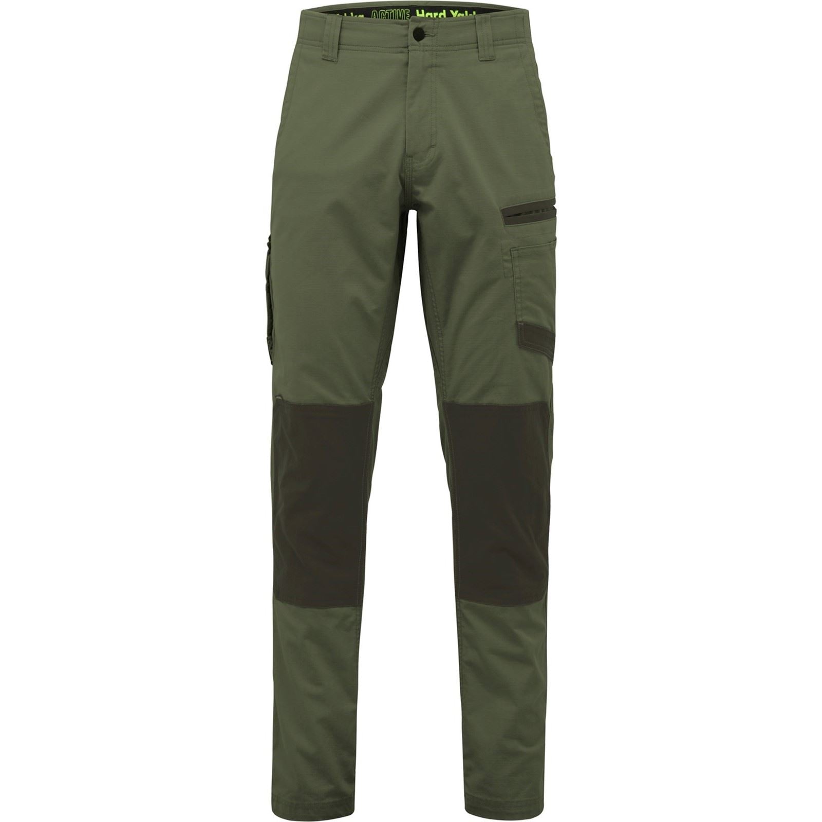 Hard Yakka Raptor Active Pantalons D'extérieur Pour Hommes En Coton Verts