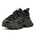 Buffalo Saturn Lace Baskets Noires Pour Femmes