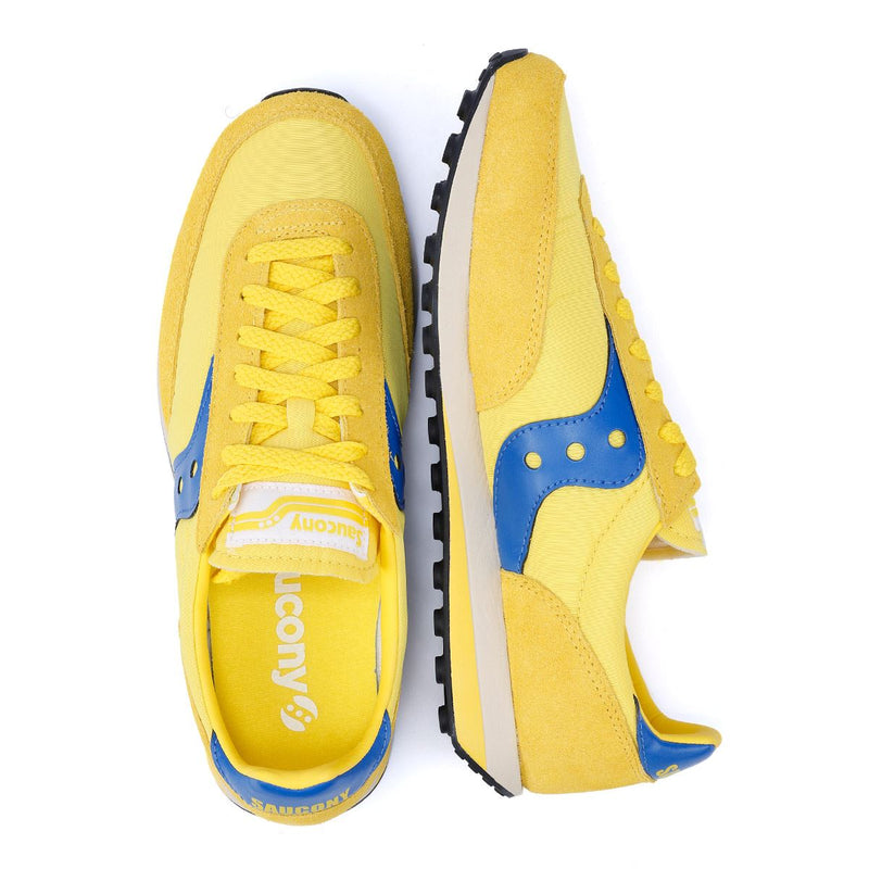 Saucony Trainer 80 Baskets En Daim Jaune