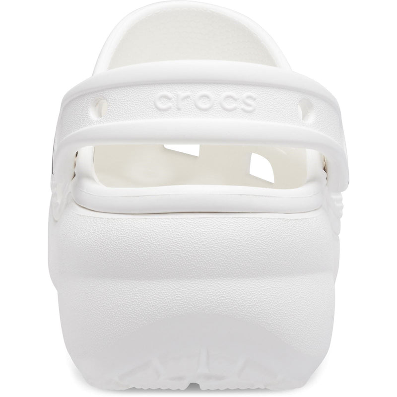 Crocs Classic Platform Sabots blancs pour femme en thermoplastique