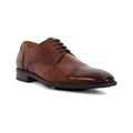 Dune Suffix Chaussures À Lacets Pour Homme En Cuir Marron Foncé