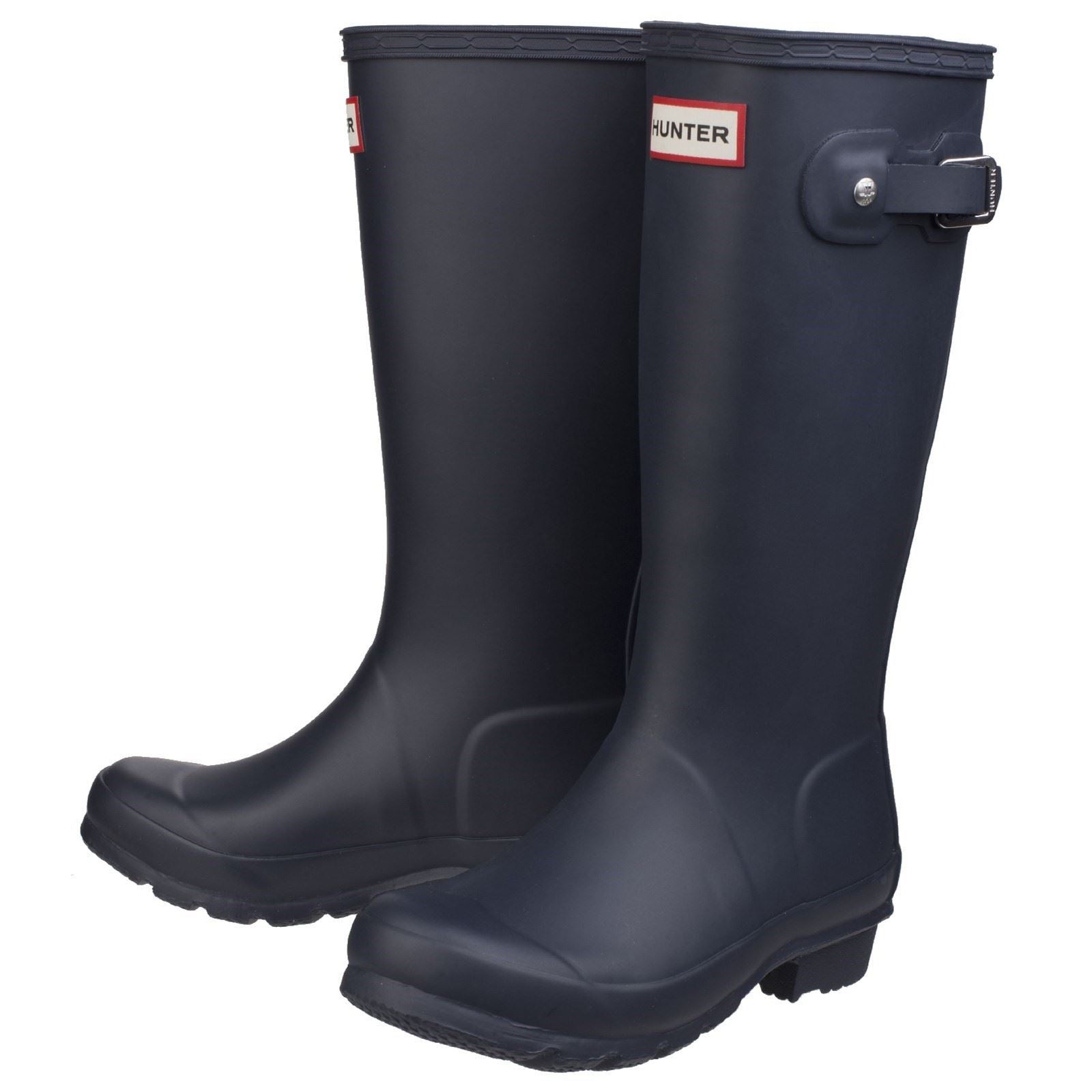 Hunter Original Bottes En Caoutchouc Bleu Marine.