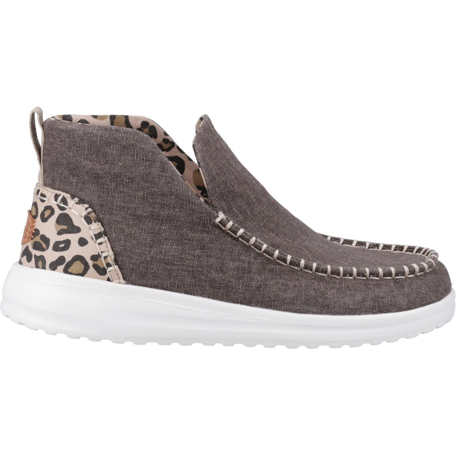 HEYDUDE Denny Bottes Léopard Pour Femmes En Coton