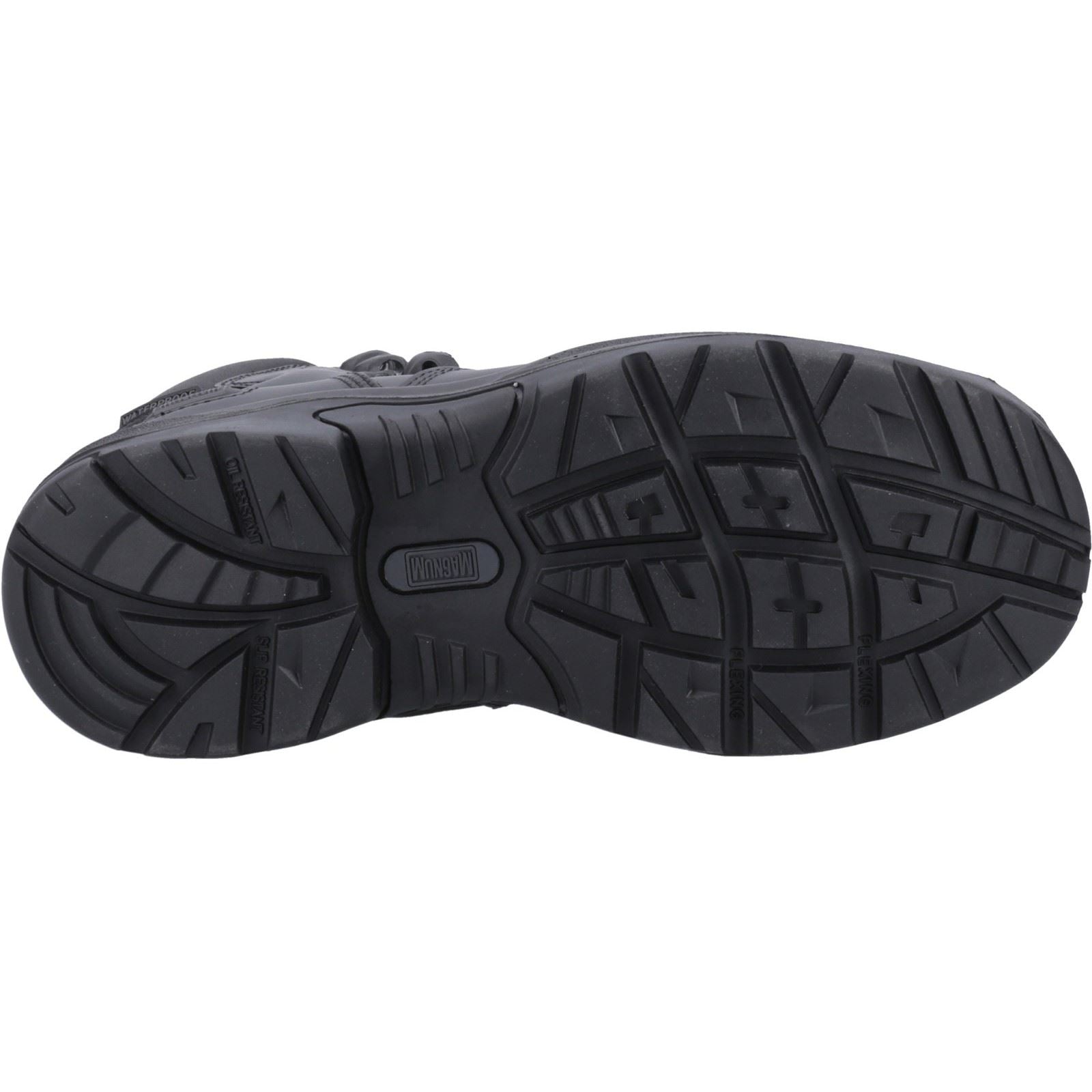 Magnum Bottes De Sécurité En Cuir Noir Responder