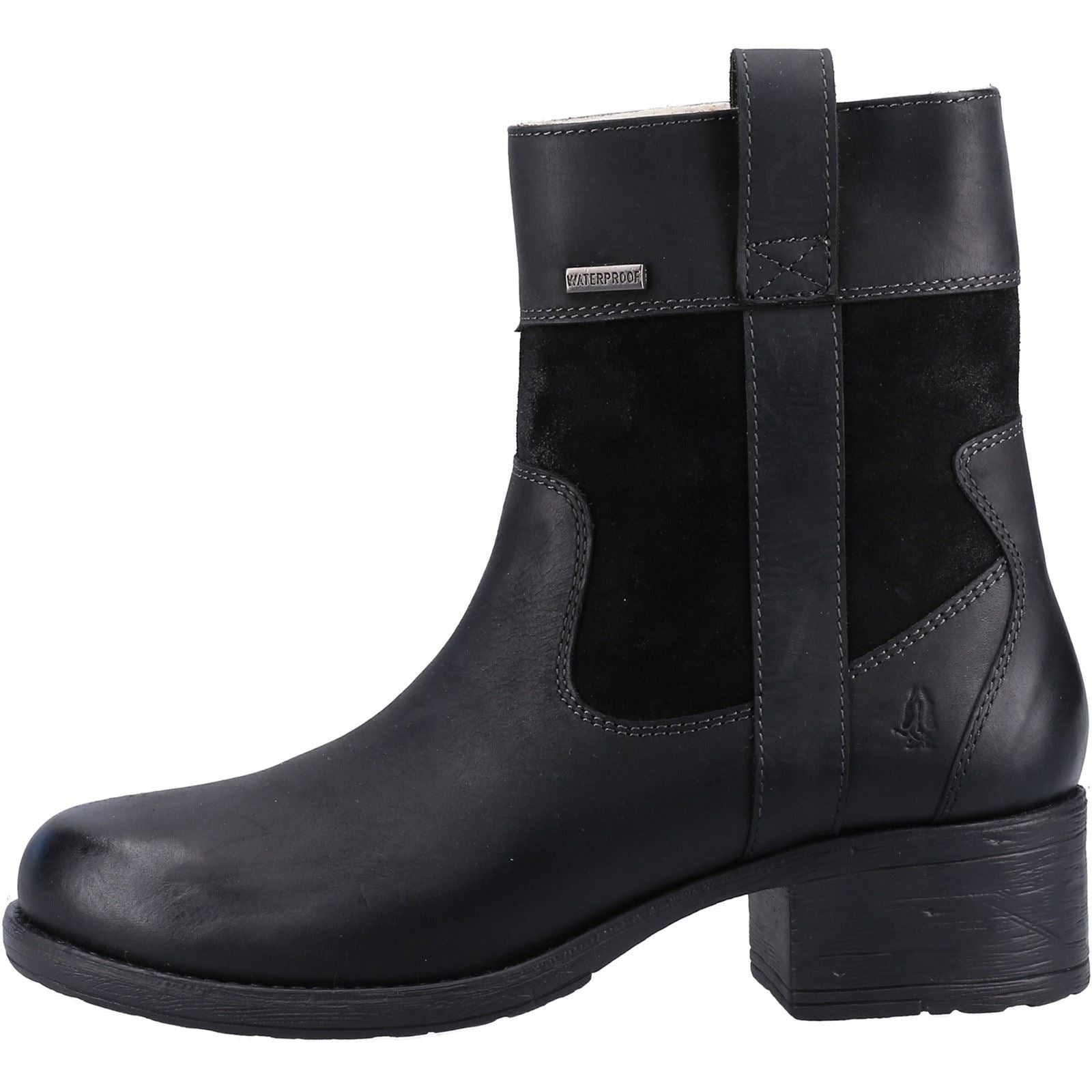 Hush Puppies Saskia Bottes En Daim Noir Pour Femmes