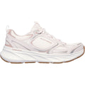 Skechers Edgeride Silver Eclipse Chaussures De Sport Synthétiques Roses Pour Femmes