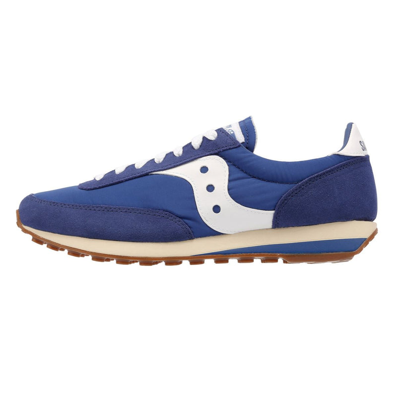 Saucony Trainer 80 Baskets En Daim Bleu