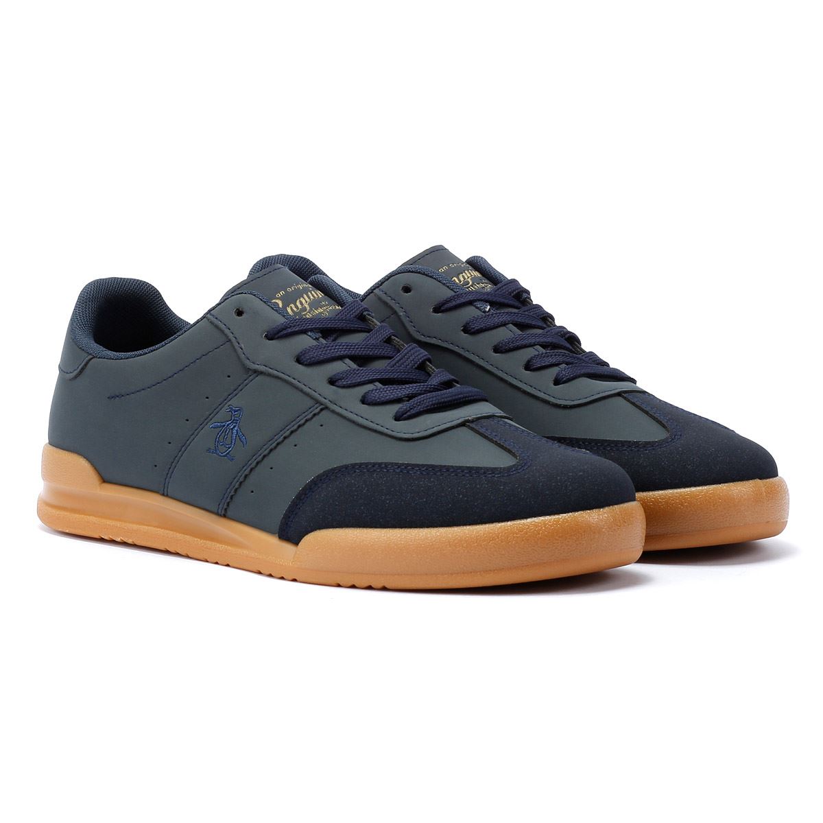 Penguin Giovanni Sneakers Bleues / Gomme Pour Hommes