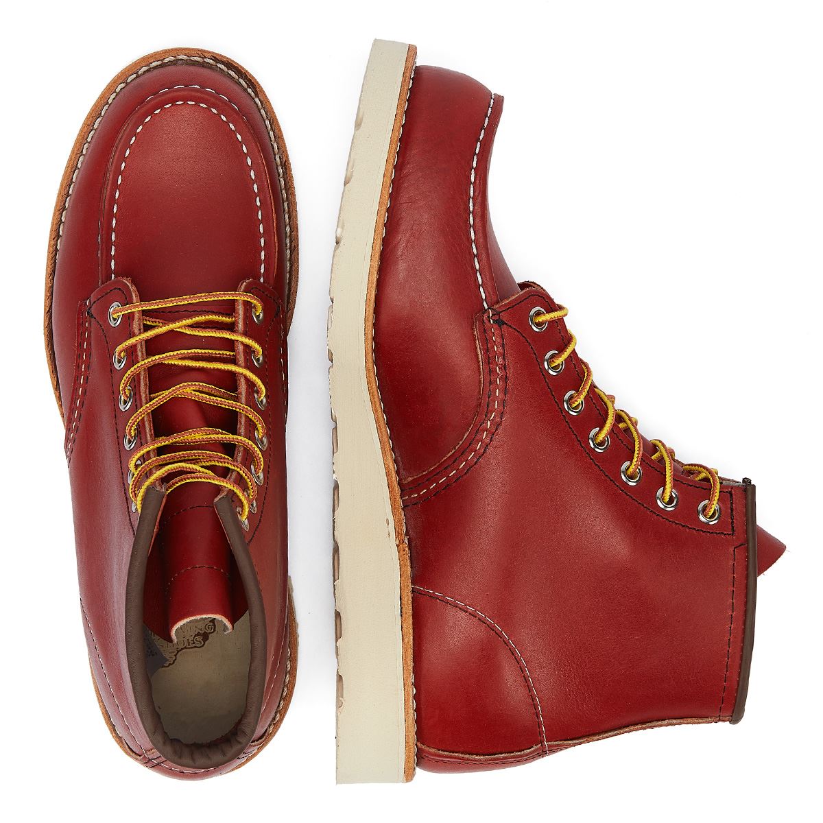 Red Wing Shoes Bottes Homme Marron Heritage Work 6 Pouces Moc Active Oro Russet