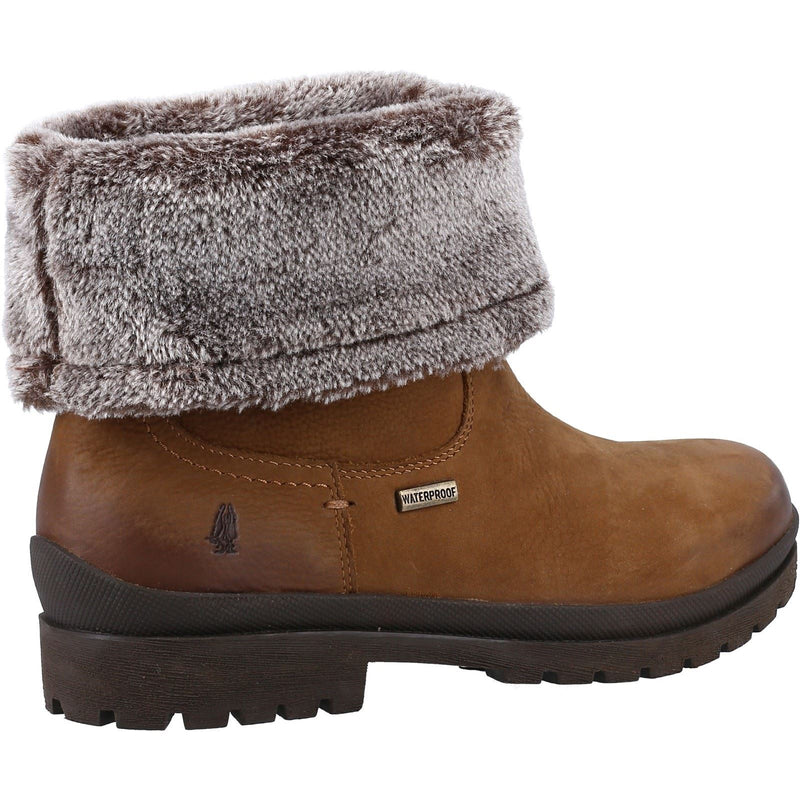 Hush Puppies Alice Bottes En Cuir Pour Femmes Couleur Chameau