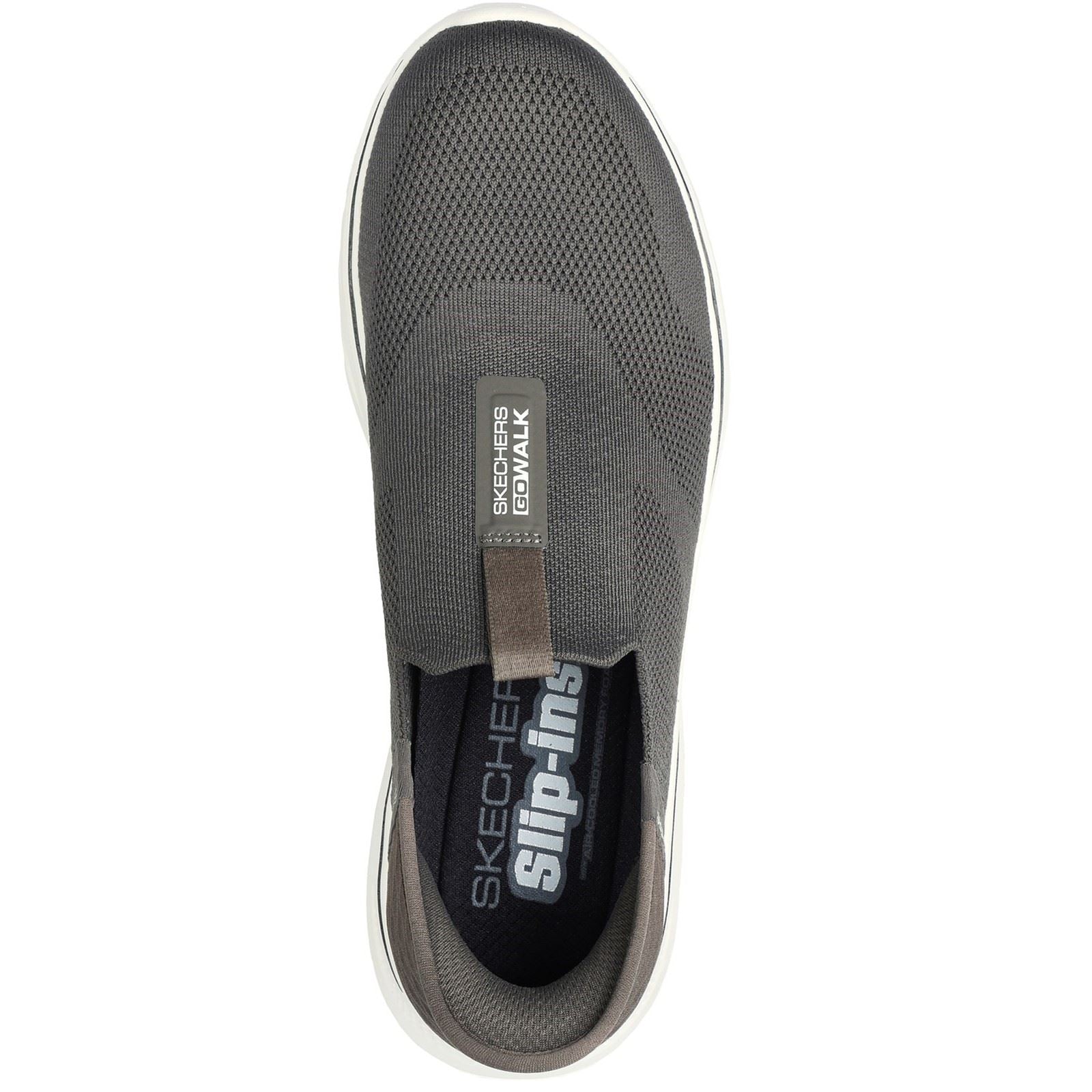 Skechers GO WALK 7 Easy On 2 Chaussures De Sport Marron Pour Hommes En Maille