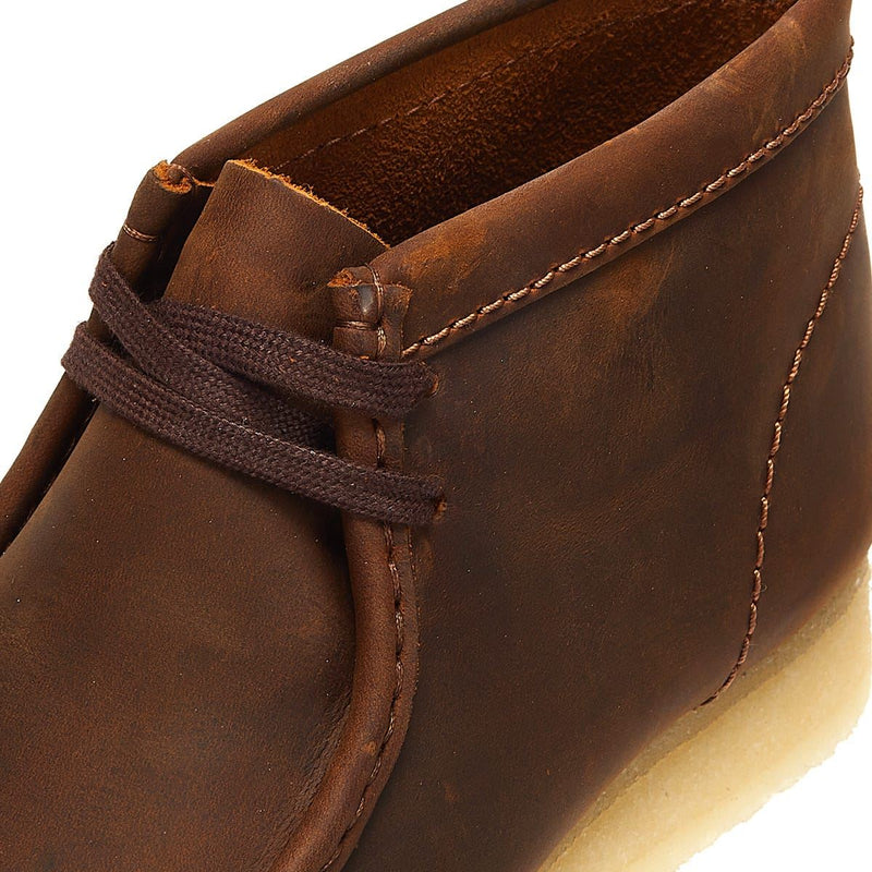 Clarks Originals Wallabee Beeswax Bottes marron pour hommes