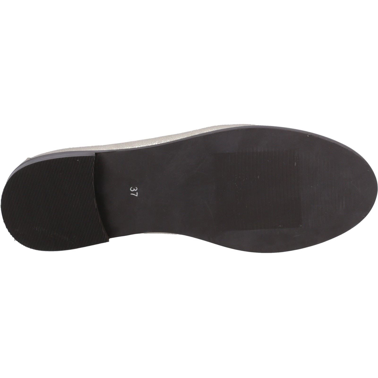 Hush Puppies Connie Chaussures À Enfiler En Cuir Pour Femme Couleur Or