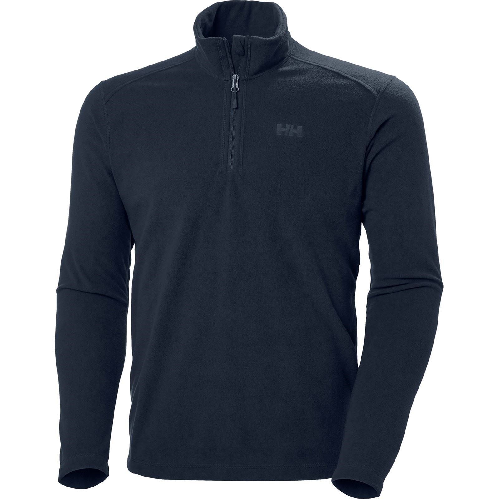 Helly Hansen Sport Daybreaker 1/2 Zip Pull En Polaire Bleu Pour Hommes En Polyester