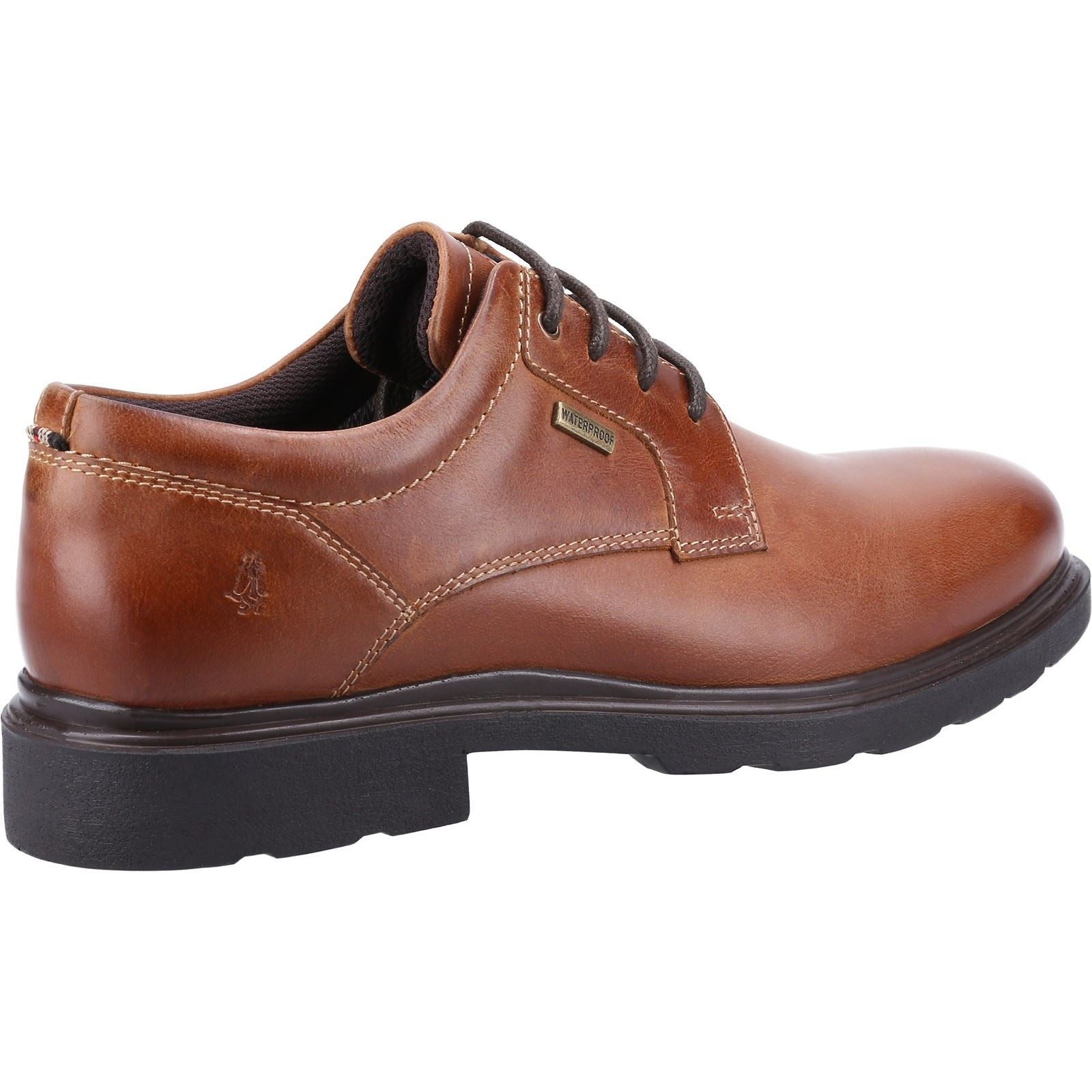 Hush Puppies Pearce Chaussures En Cuir Pour Homme À Lacets De Couleur Beige