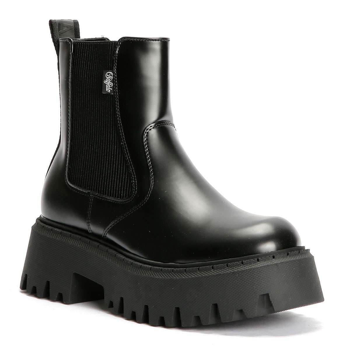 Buffalo Aspen Chelsea Bottes Noires Pour Femmes