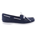 Sperry Authentic 1 Eye Chaussures Bateau En Cuir Pour Femmes En Bleu Marine