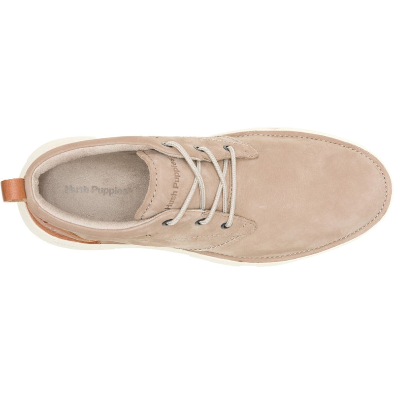 Hush Puppies Baylor Bottes En Cuir Grises Pour Hommes