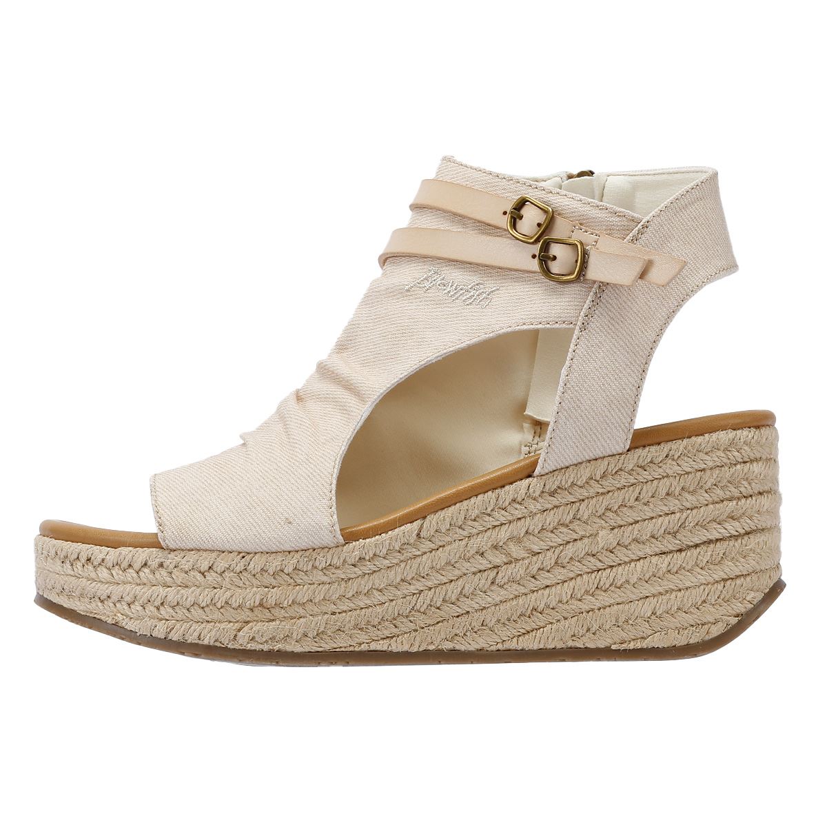 Blowfish Malibu Lacey Bone Sandales En Textile Denim Pour Femme