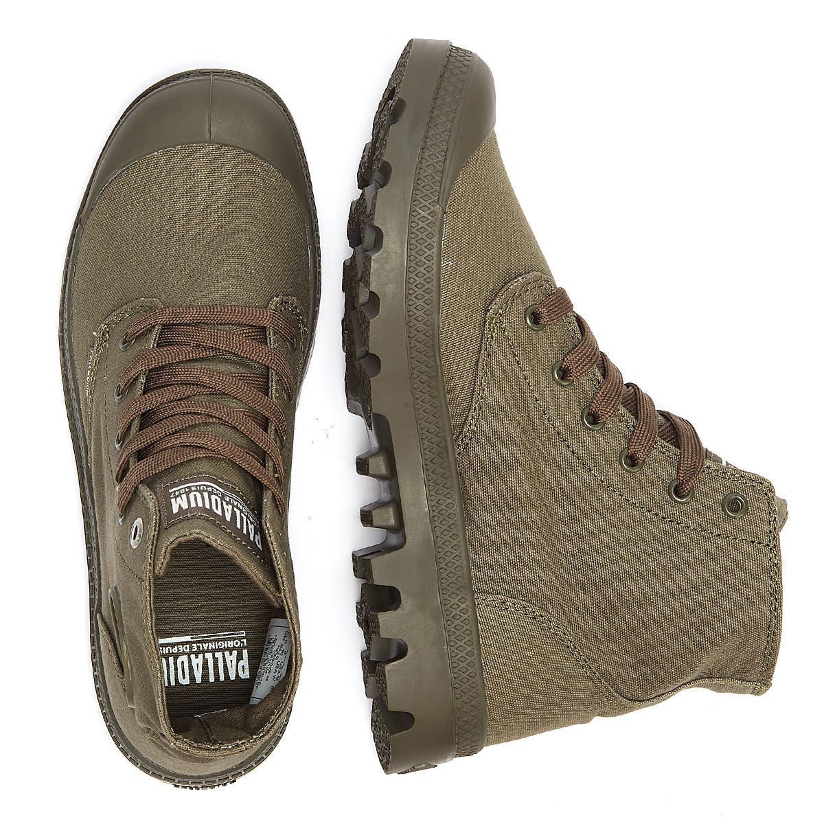 Palladium Bottes Pampa Hi Mono Chrome Vertes