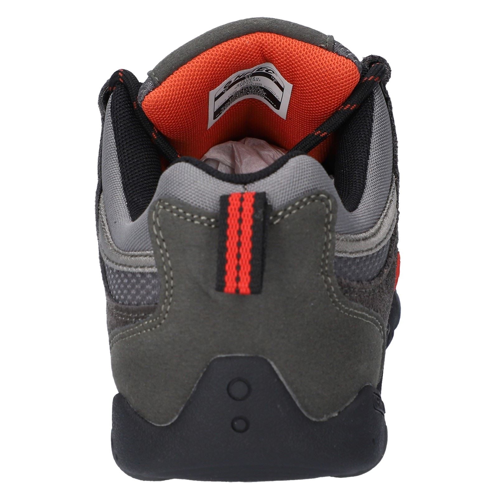 Hi-Tec Quadra II Chaussures De Randonnée Pour Hommes En Suède Gris / Rouge Vif