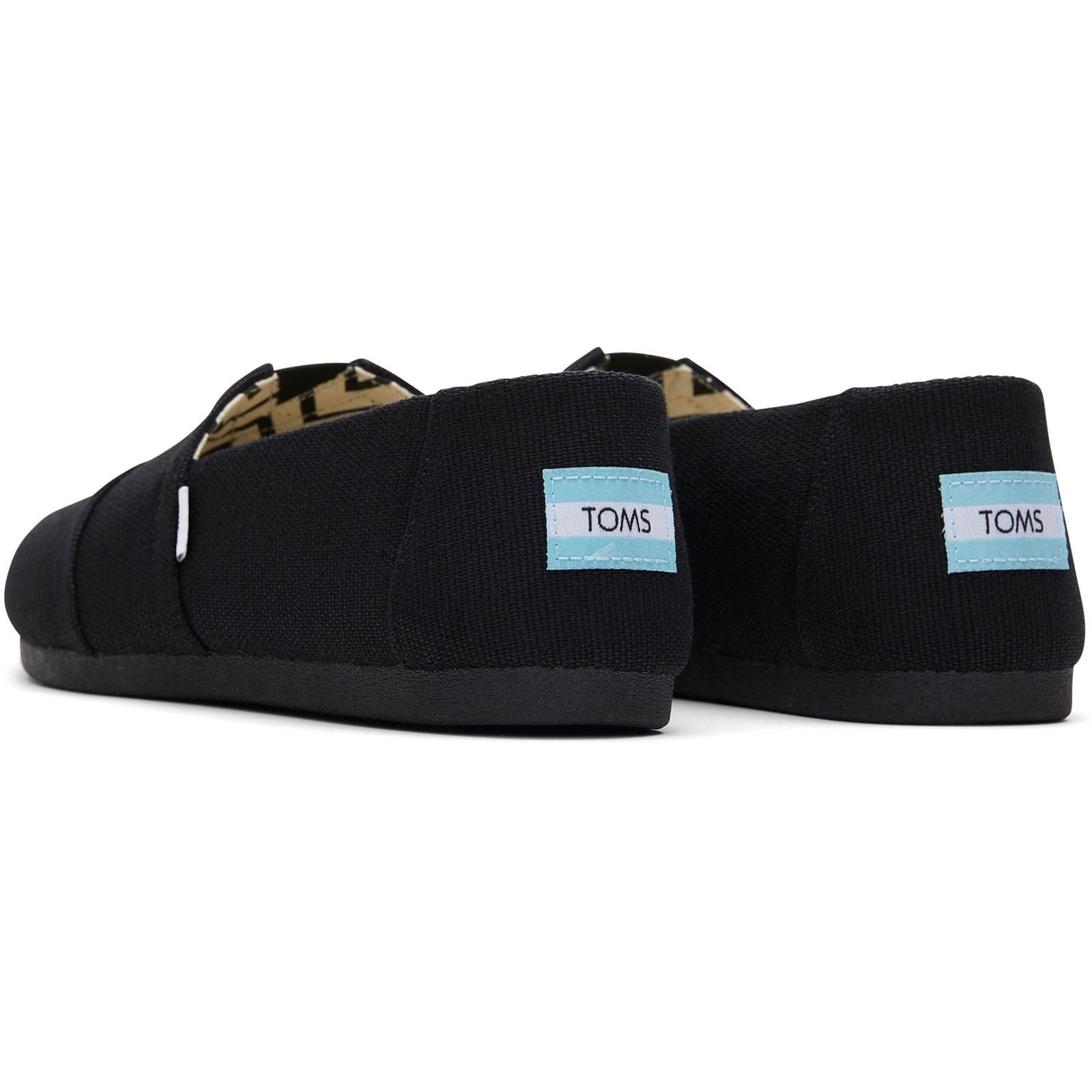 TOMS Alpargata Classic Espadrilles Noires En Coton Pour Femmes