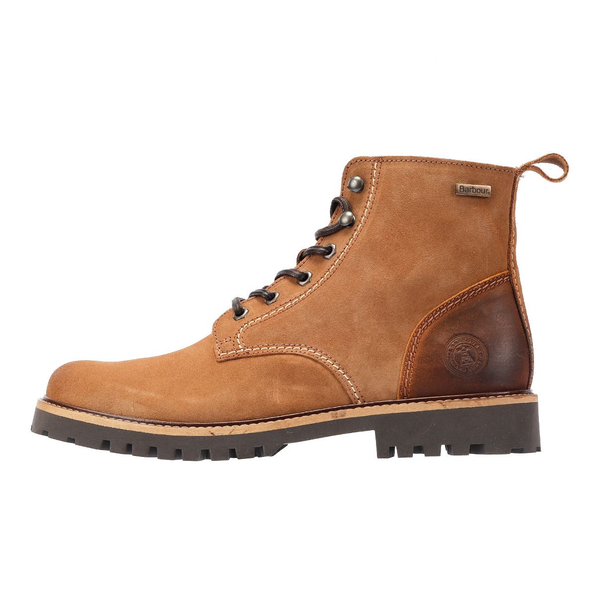 Barbour Foggy Bottes en cuir marron pour hommes