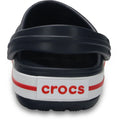 Crocs Crocband Chaussures Bateau En Thermoplastique Bleu Marine / Rouge