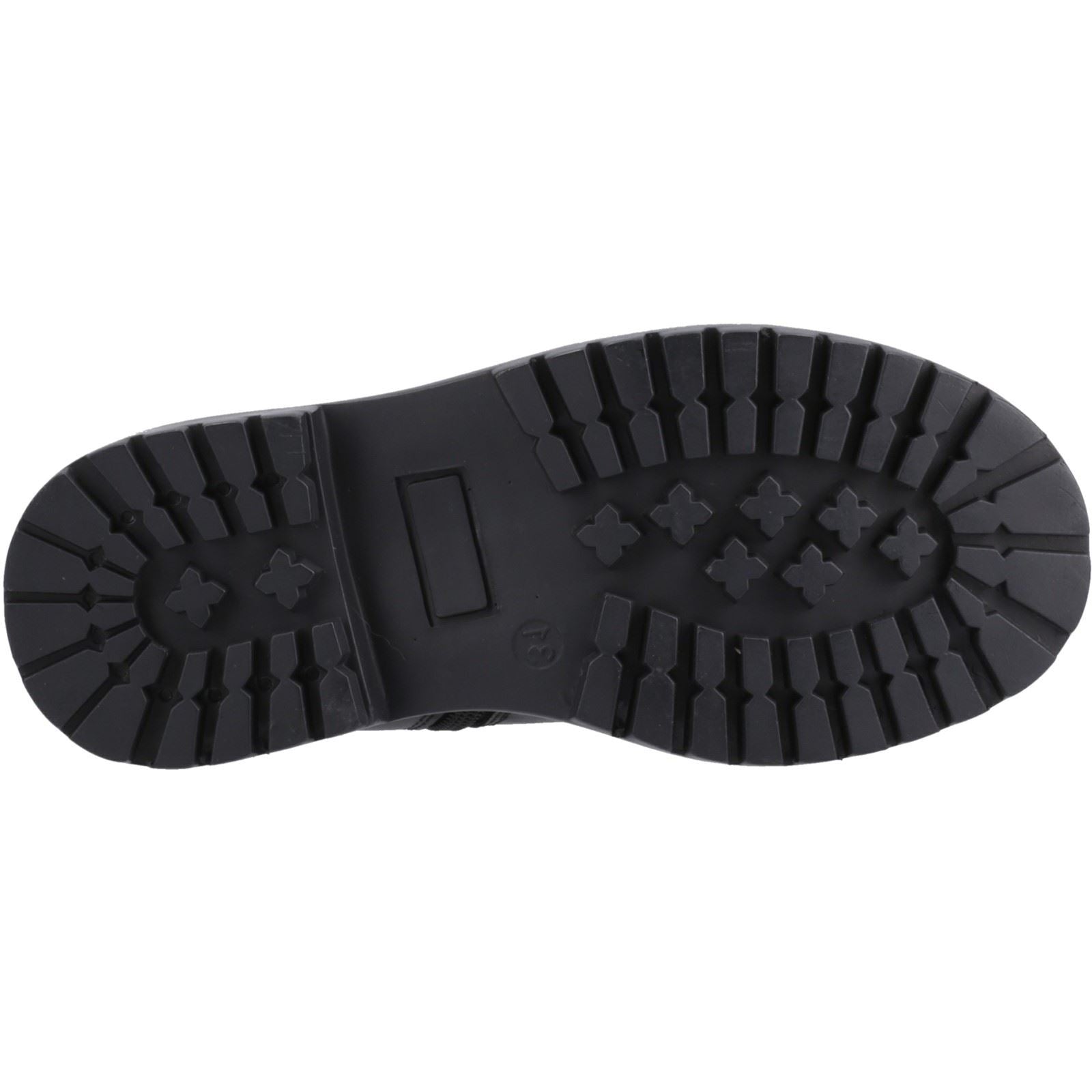 Hush Puppies Ariella Chelsea Chaussures Noires Pour Filles En Cuir