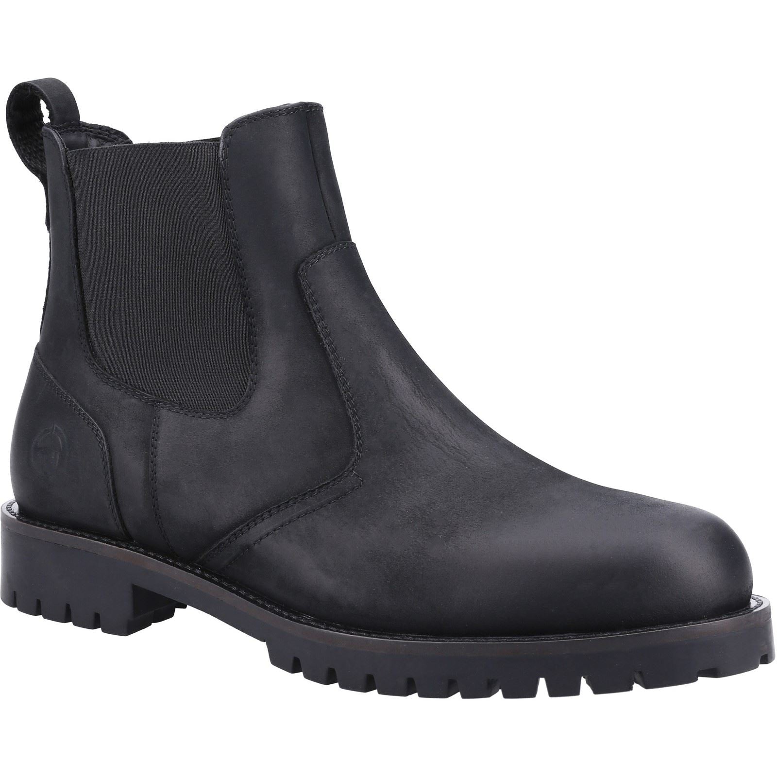 Cotswold Bodicote Bottes Noires En Cuir Pour Hommes