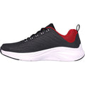 Skechers Vapor Foam Varien Des Baskets Hommes En Textiles Noir/Rouge