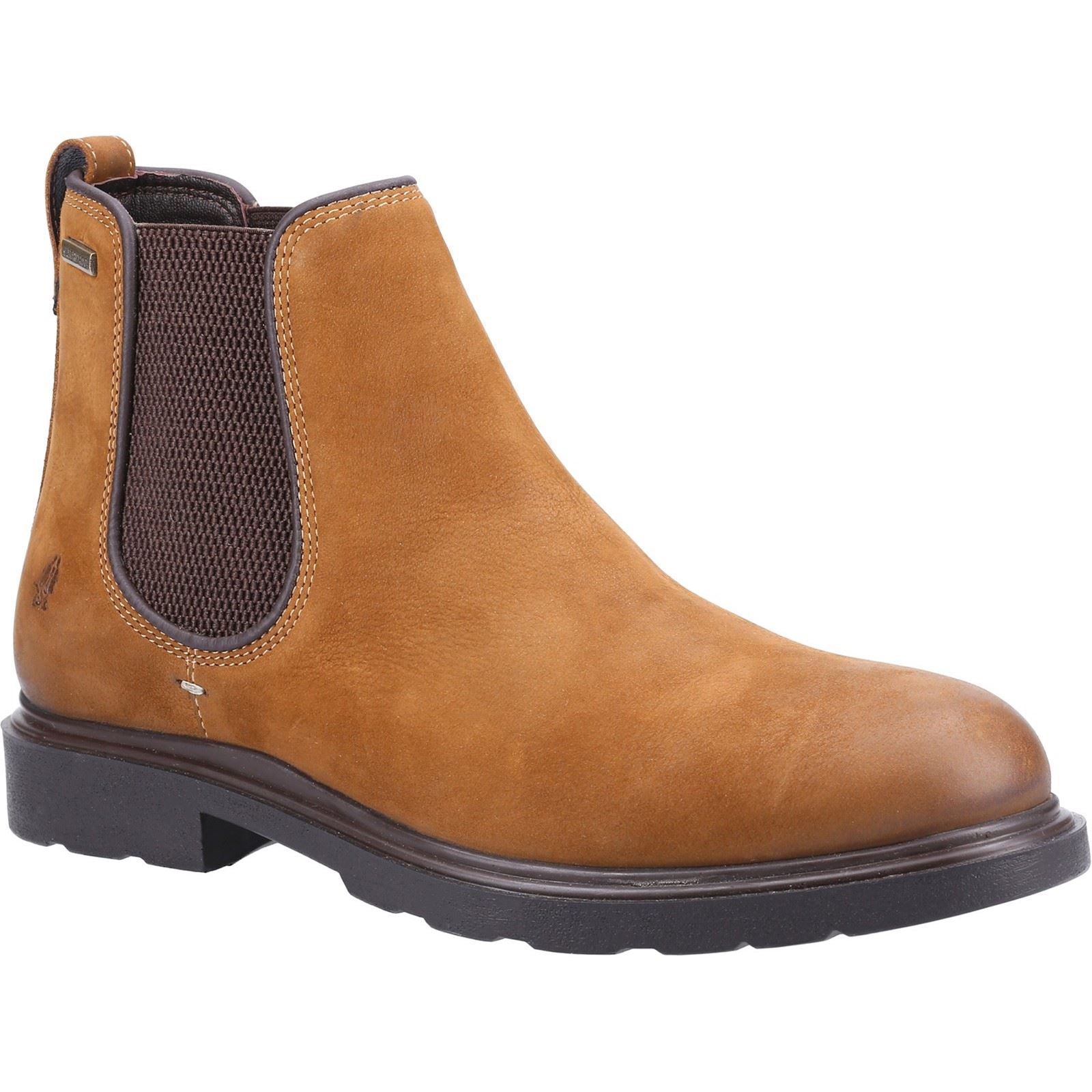 Hush Puppies Preston Chelsea Bottes En Nubuck Beige Pour Homme