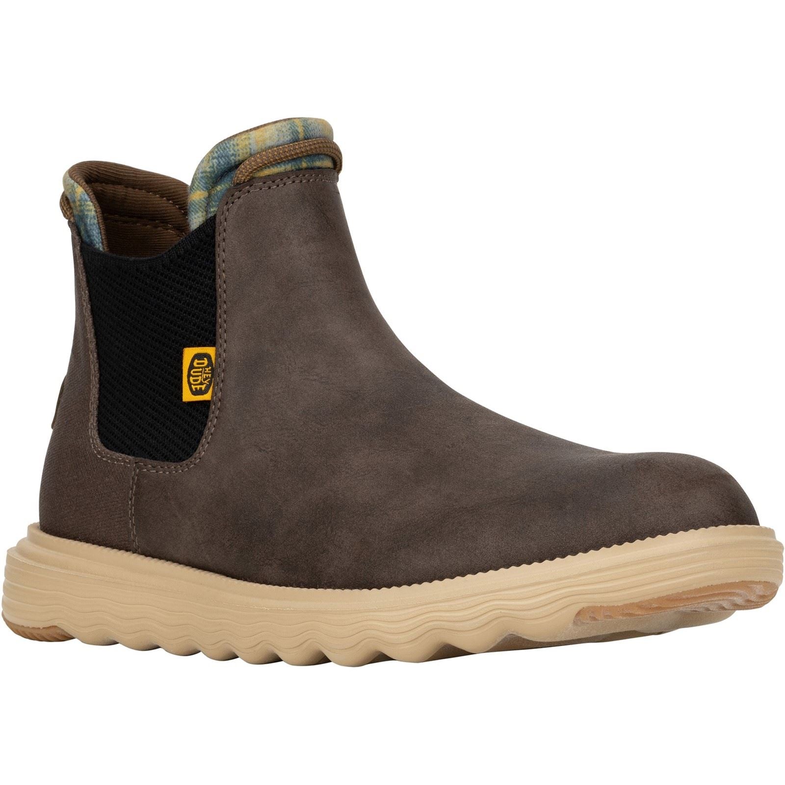 HEYDUDE Branson Classic Bottes Brunes Désert Pour Hommes