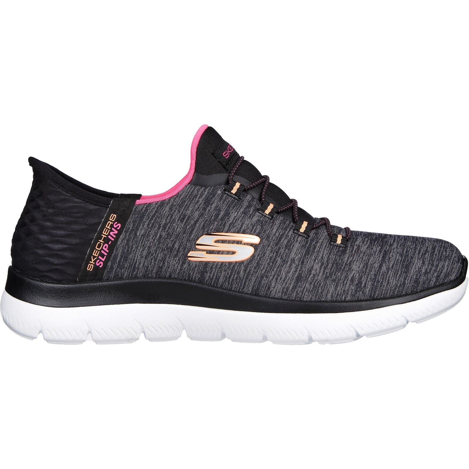 Skechers Summits Dazzling Haze Chaussures De Sport Pour Femmes Noires/Multicolores