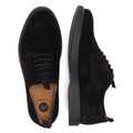 Hudson Barnstaple Lace Up Suede Shoe Men's Black Casual