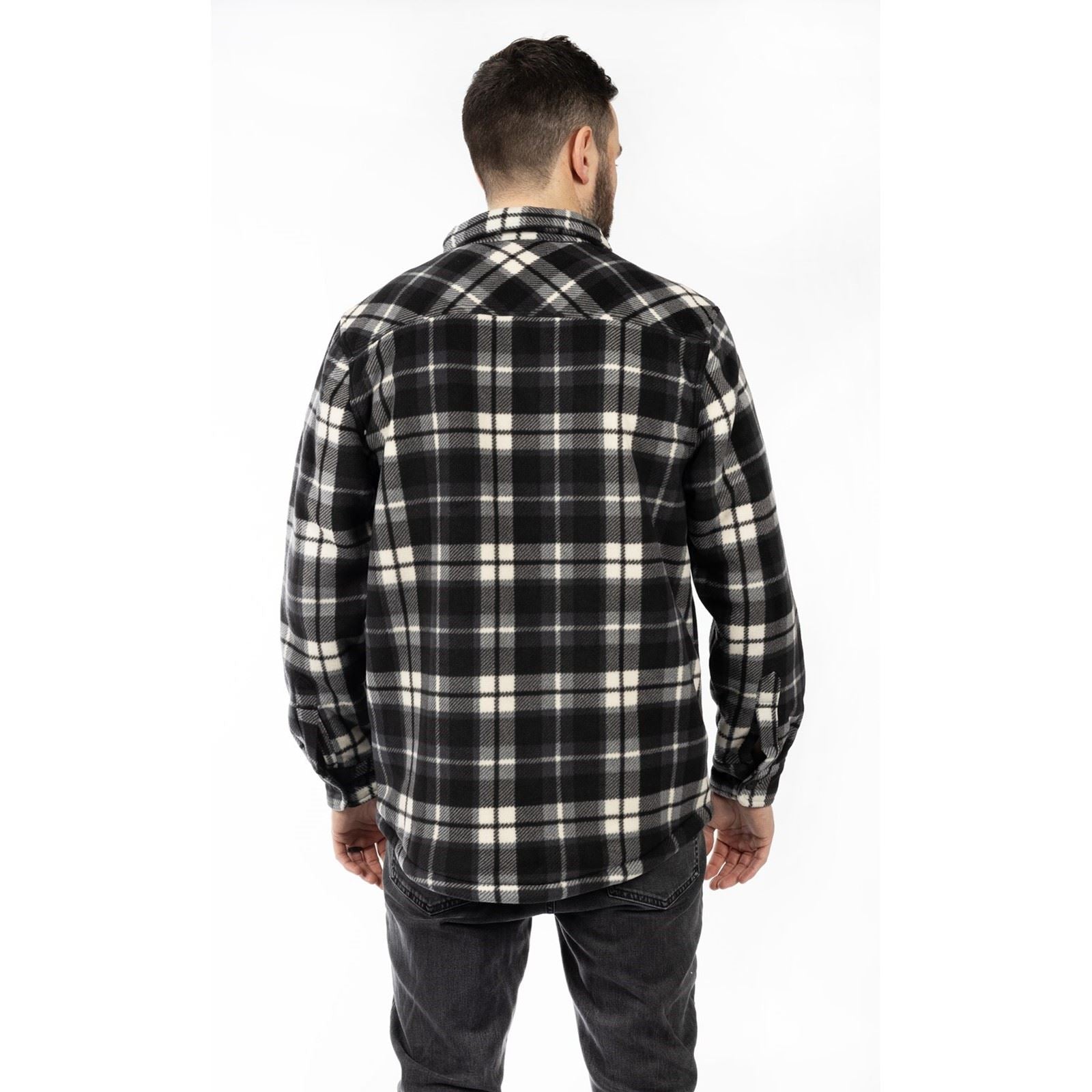 Hard Yakka Sherpa Veste En Polaire Grise Pour Homme