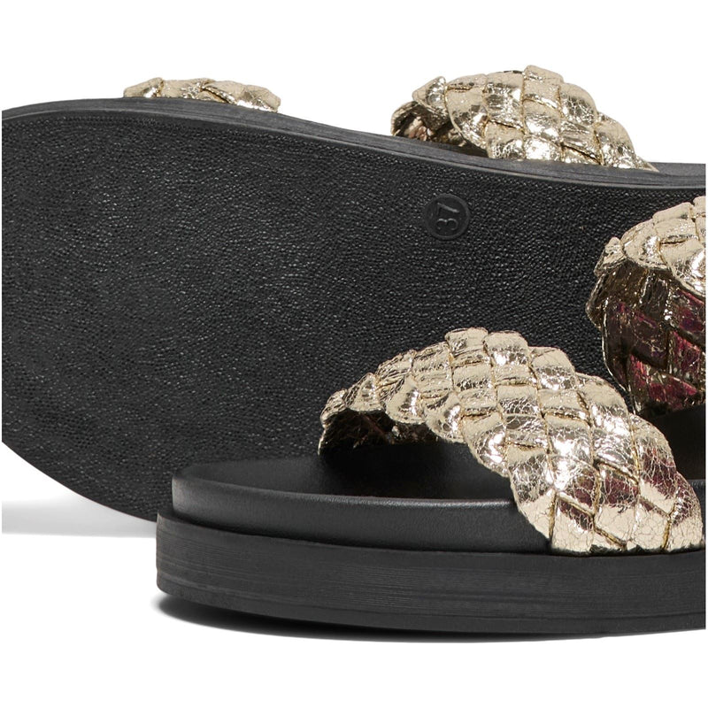 ONLY MINNIE 16 Sandales Pour Femmes En Synthétique Doré